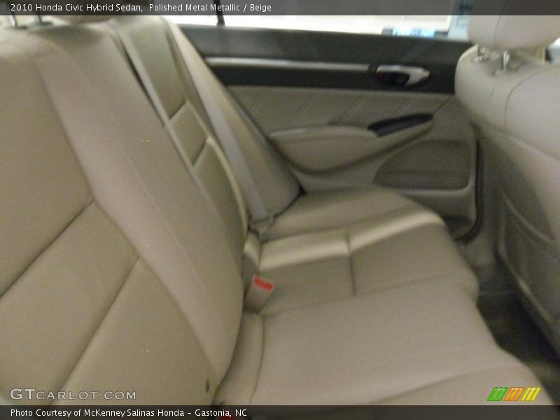 Polished Metal Metallic / Beige 2010 Honda Civic Hybrid Sedan