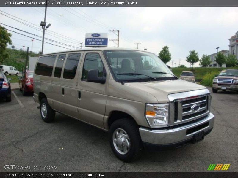 Pueblo Gold / Medium Pebble 2010 Ford E Series Van E350 XLT Passenger