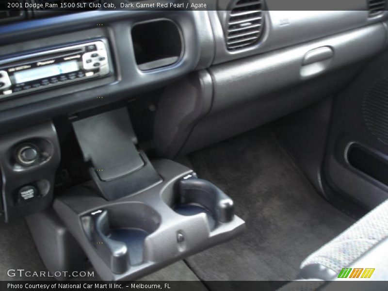 Dark Garnet Red Pearl / Agate 2001 Dodge Ram 1500 SLT Club Cab