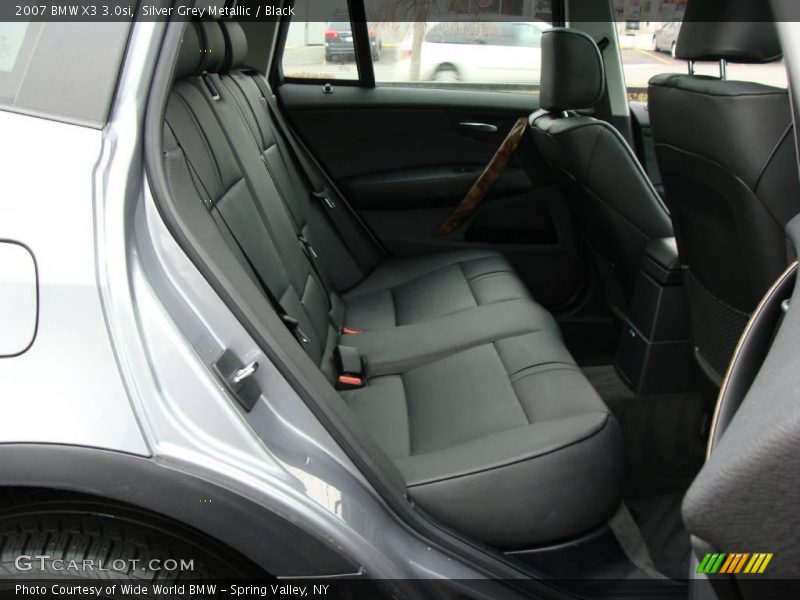 Silver Grey Metallic / Black 2007 BMW X3 3.0si