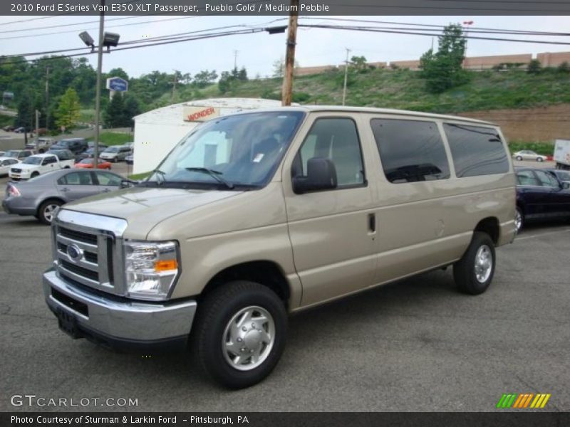 Pueblo Gold / Medium Pebble 2010 Ford E Series Van E350 XLT Passenger