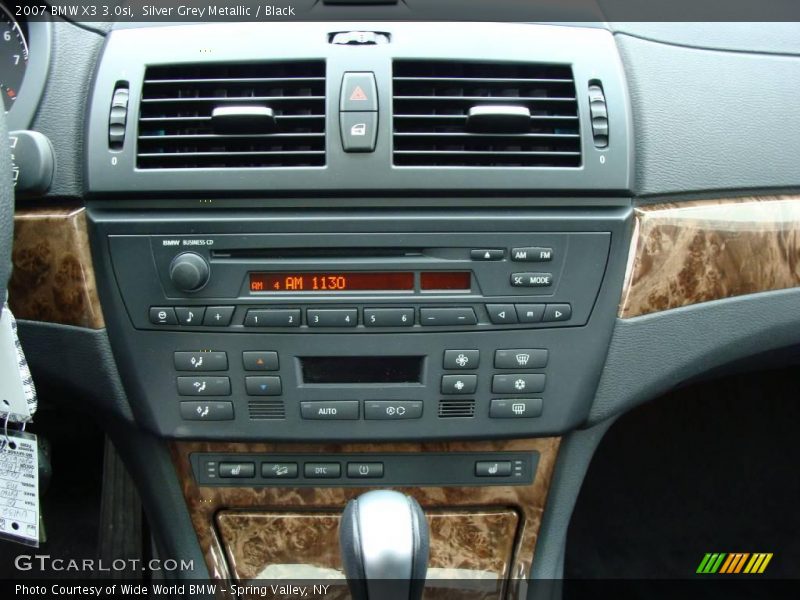 Silver Grey Metallic / Black 2007 BMW X3 3.0si