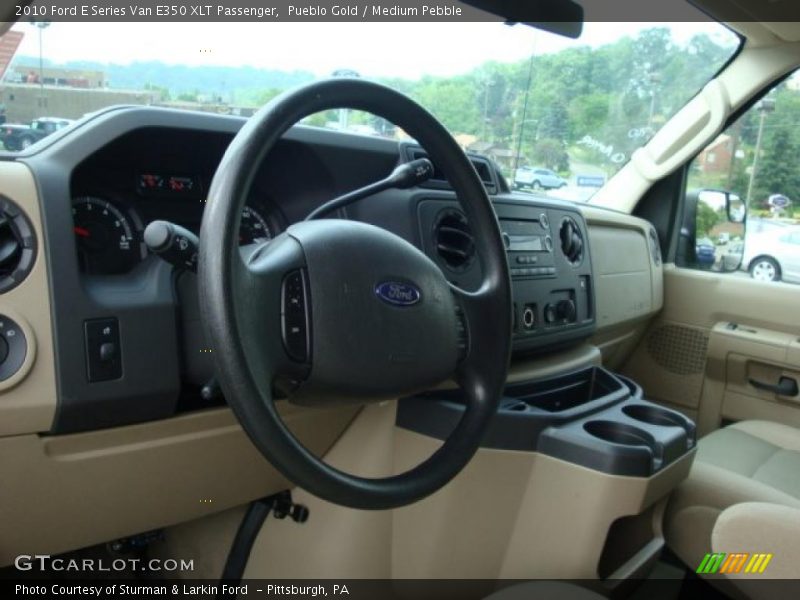 Pueblo Gold / Medium Pebble 2010 Ford E Series Van E350 XLT Passenger