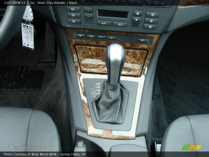 Silver Grey Metallic / Black 2007 BMW X3 3.0si