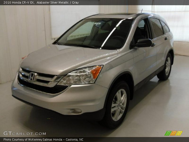 Alabaster Silver Metallic / Gray 2010 Honda CR-V EX