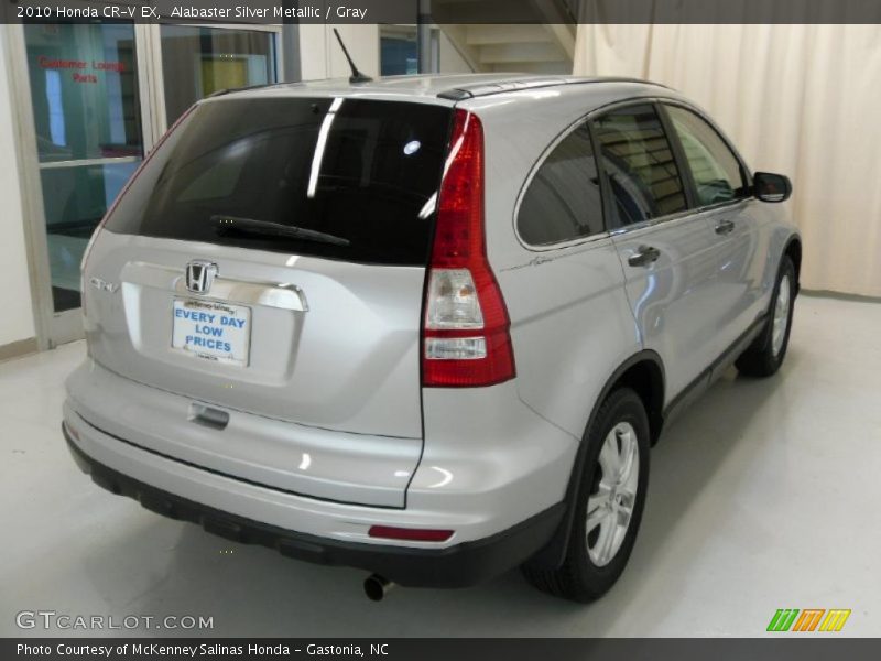 Alabaster Silver Metallic / Gray 2010 Honda CR-V EX