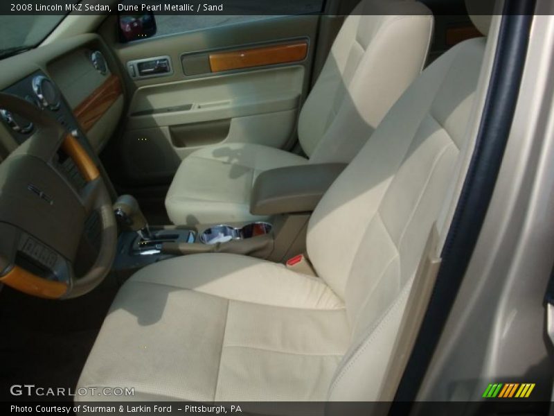 Dune Pearl Metallic / Sand 2008 Lincoln MKZ Sedan