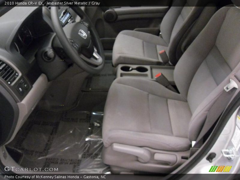 Alabaster Silver Metallic / Gray 2010 Honda CR-V EX