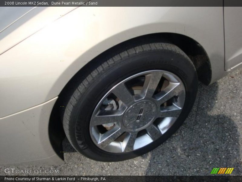 Dune Pearl Metallic / Sand 2008 Lincoln MKZ Sedan