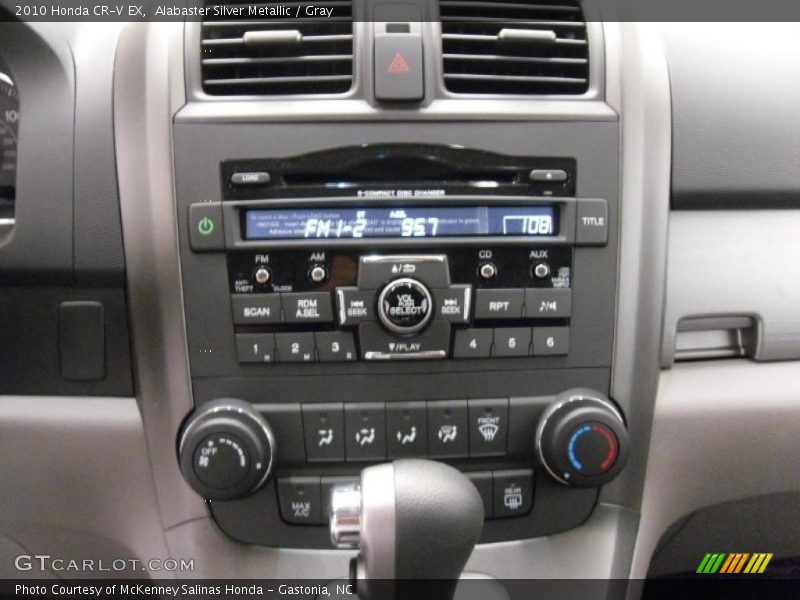 Alabaster Silver Metallic / Gray 2010 Honda CR-V EX
