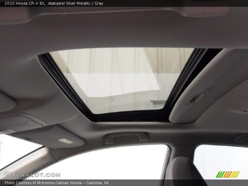 Alabaster Silver Metallic / Gray 2010 Honda CR-V EX