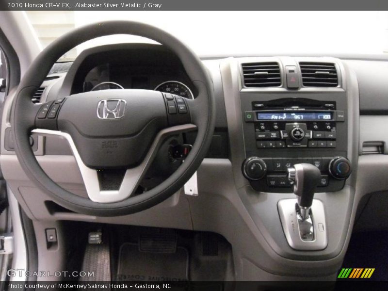 Alabaster Silver Metallic / Gray 2010 Honda CR-V EX