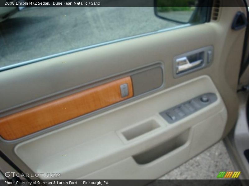 Dune Pearl Metallic / Sand 2008 Lincoln MKZ Sedan