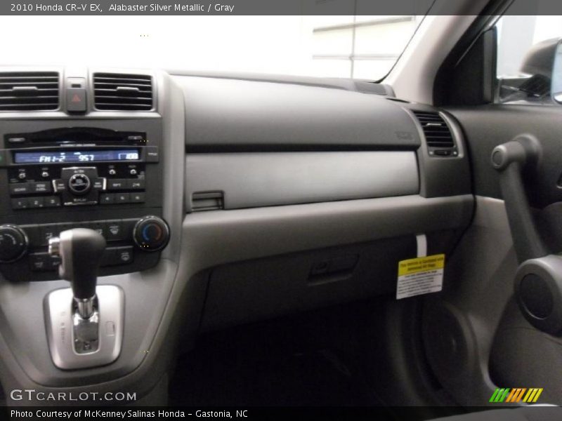 Alabaster Silver Metallic / Gray 2010 Honda CR-V EX