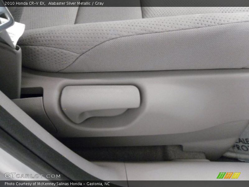 Alabaster Silver Metallic / Gray 2010 Honda CR-V EX