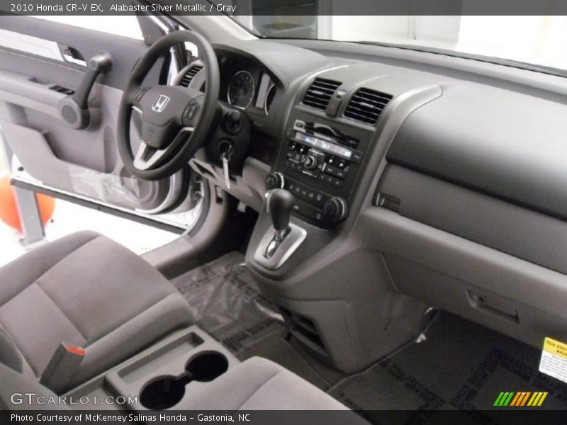 Alabaster Silver Metallic / Gray 2010 Honda CR-V EX