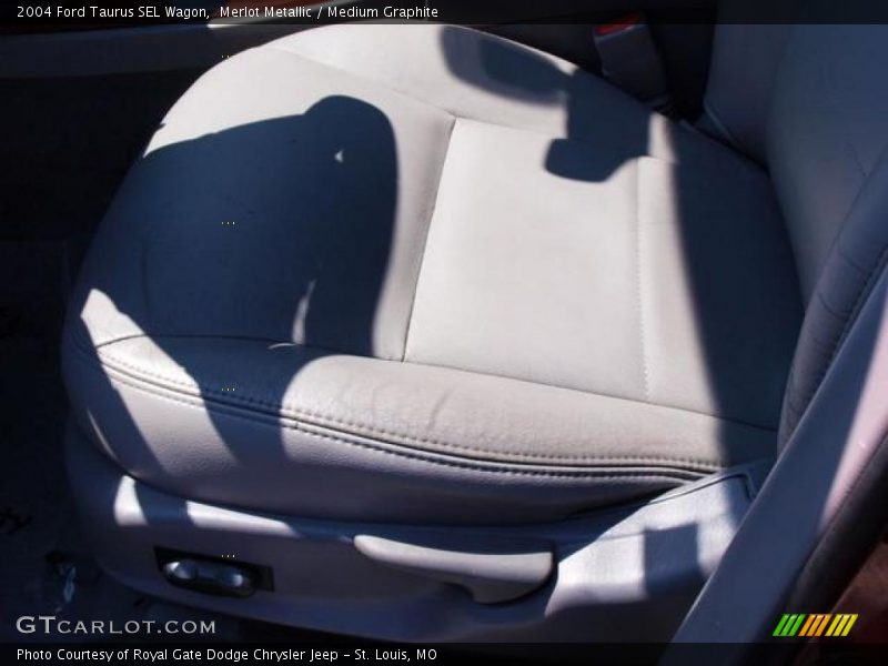 Merlot Metallic / Medium Graphite 2004 Ford Taurus SEL Wagon
