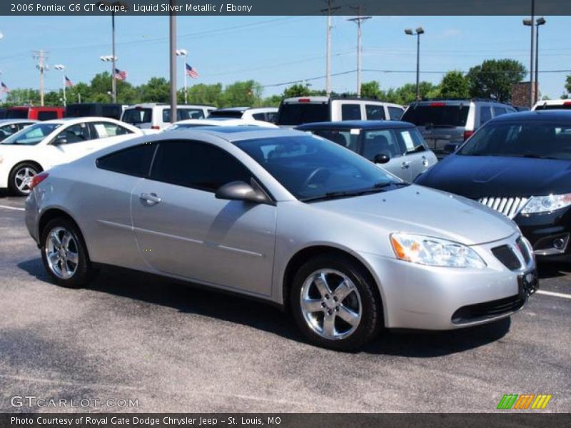 Liquid Silver Metallic / Ebony 2006 Pontiac G6 GT Coupe