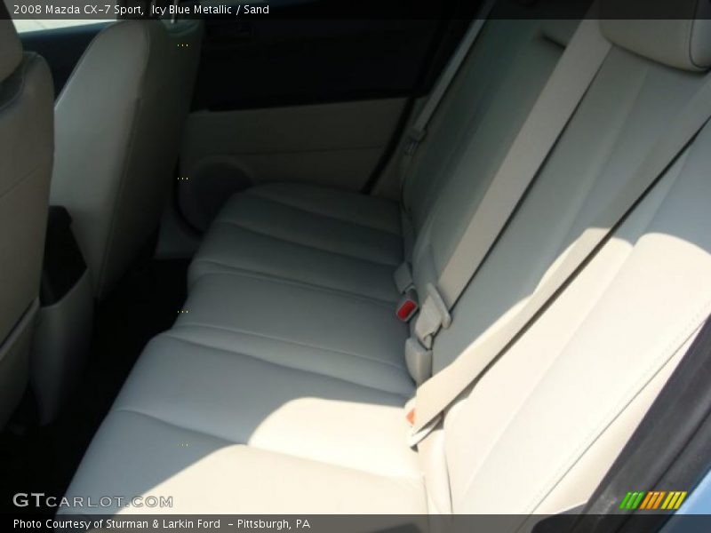 Icy Blue Metallic / Sand 2008 Mazda CX-7 Sport