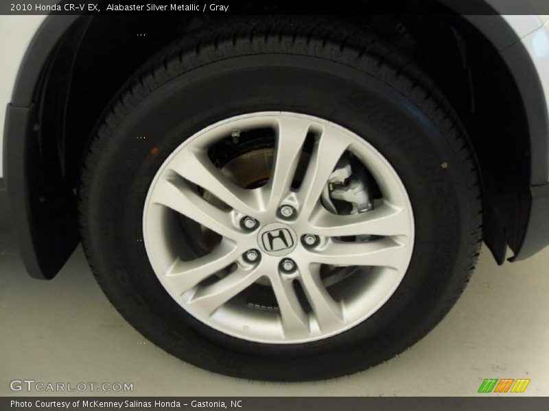 Alabaster Silver Metallic / Gray 2010 Honda CR-V EX