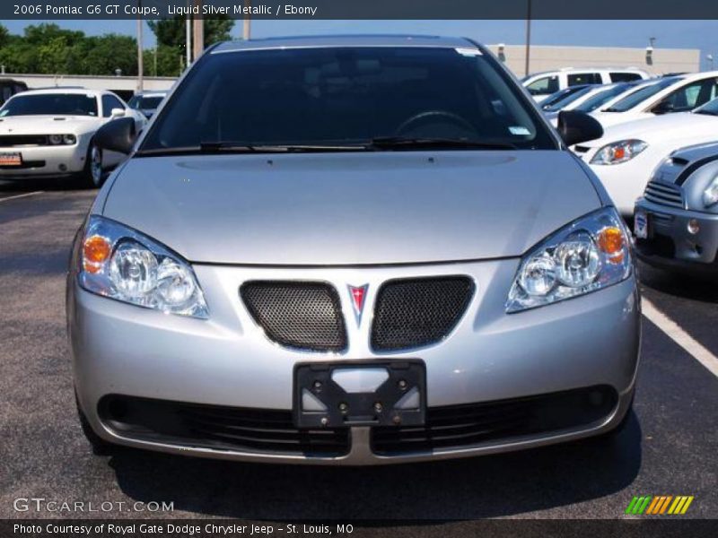 Liquid Silver Metallic / Ebony 2006 Pontiac G6 GT Coupe