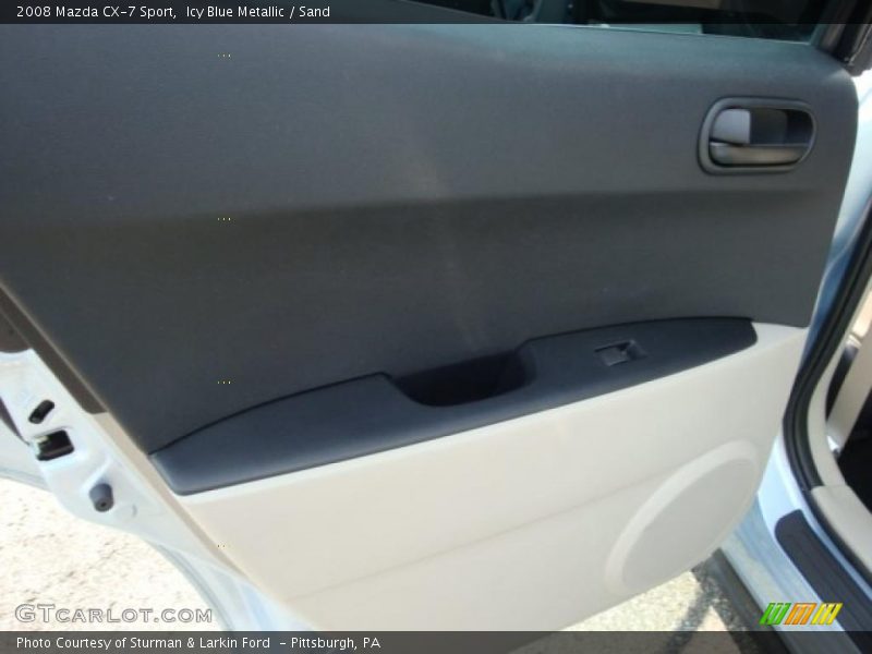 Icy Blue Metallic / Sand 2008 Mazda CX-7 Sport