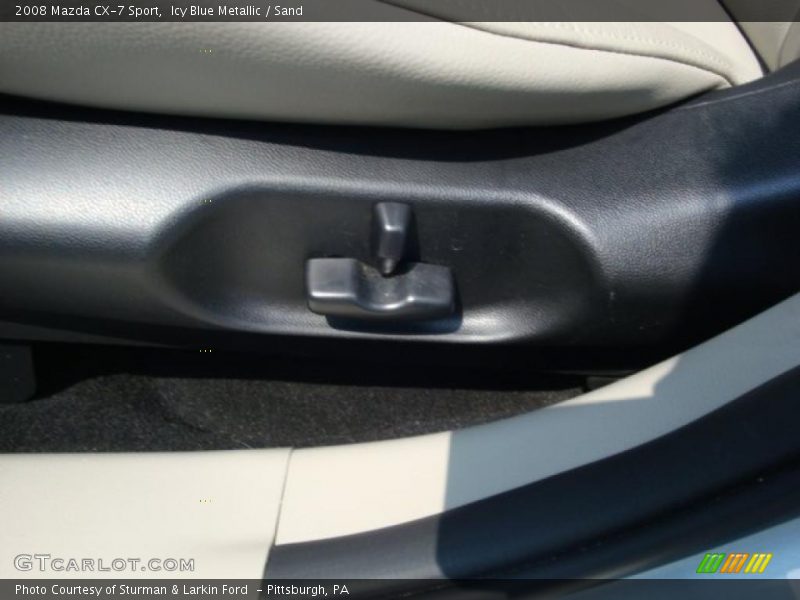 Icy Blue Metallic / Sand 2008 Mazda CX-7 Sport