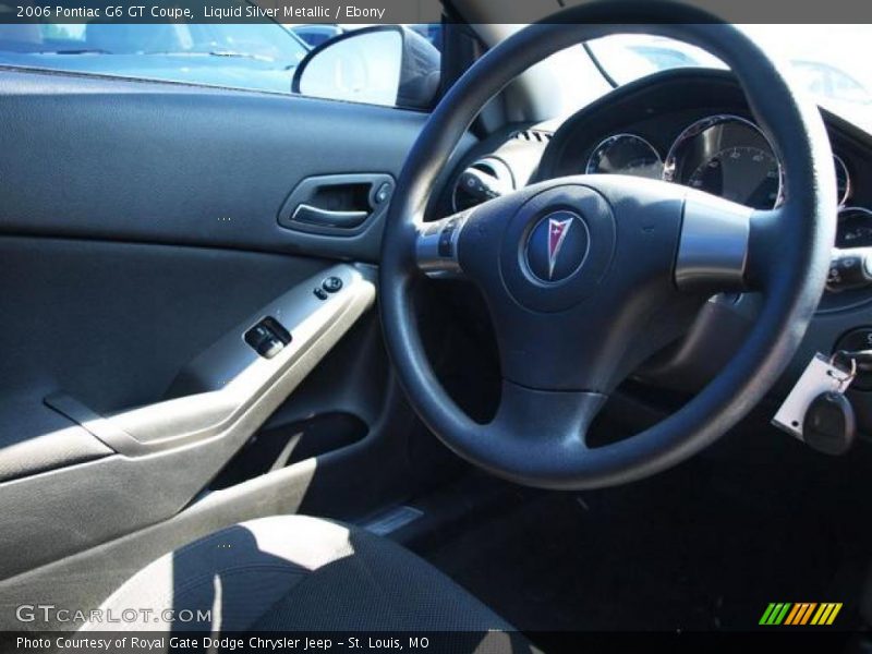 Liquid Silver Metallic / Ebony 2006 Pontiac G6 GT Coupe