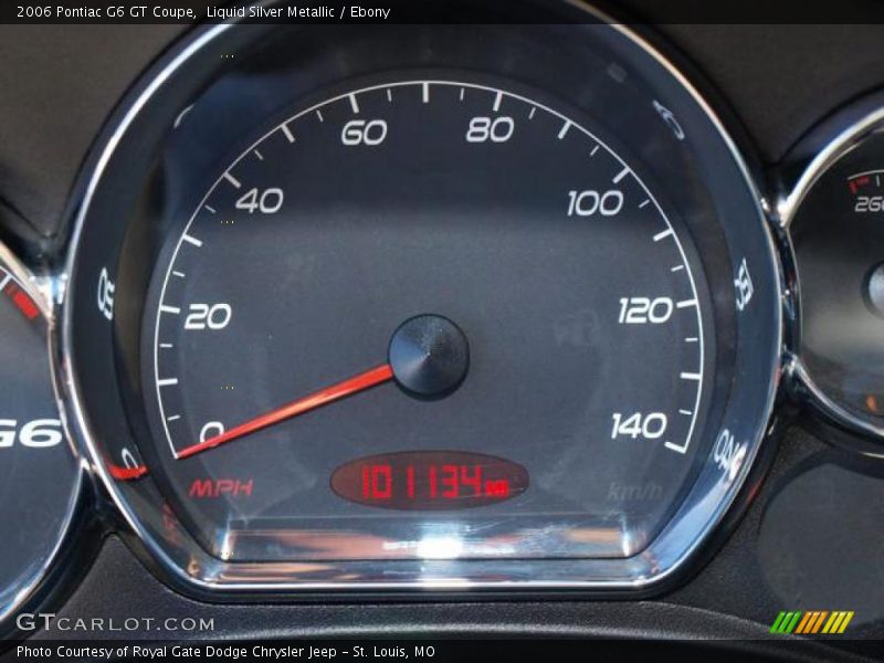 Liquid Silver Metallic / Ebony 2006 Pontiac G6 GT Coupe