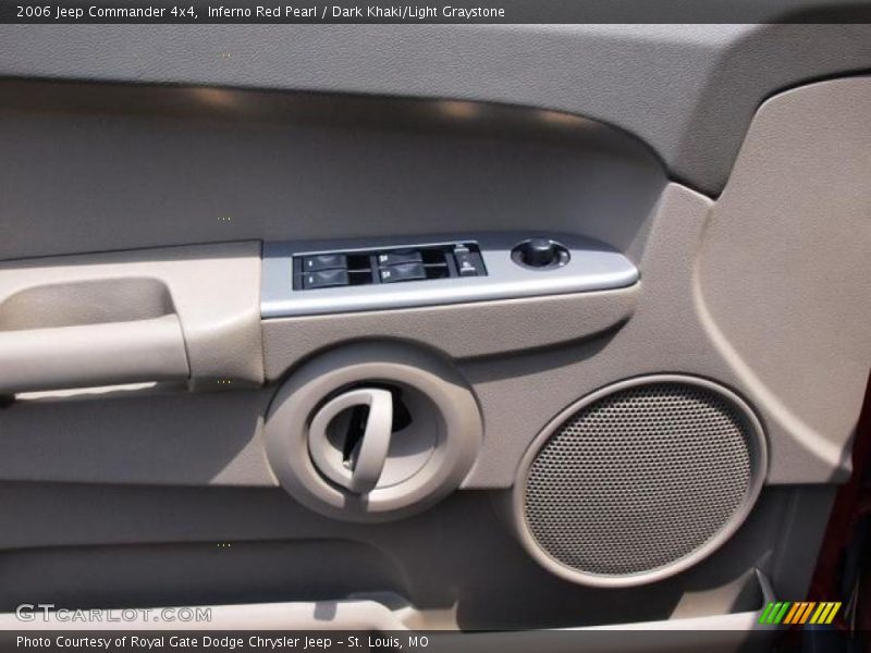 Inferno Red Pearl / Dark Khaki/Light Graystone 2006 Jeep Commander 4x4