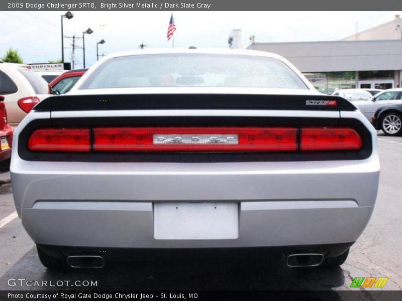 Bright Silver Metallic / Dark Slate Gray 2009 Dodge Challenger SRT8