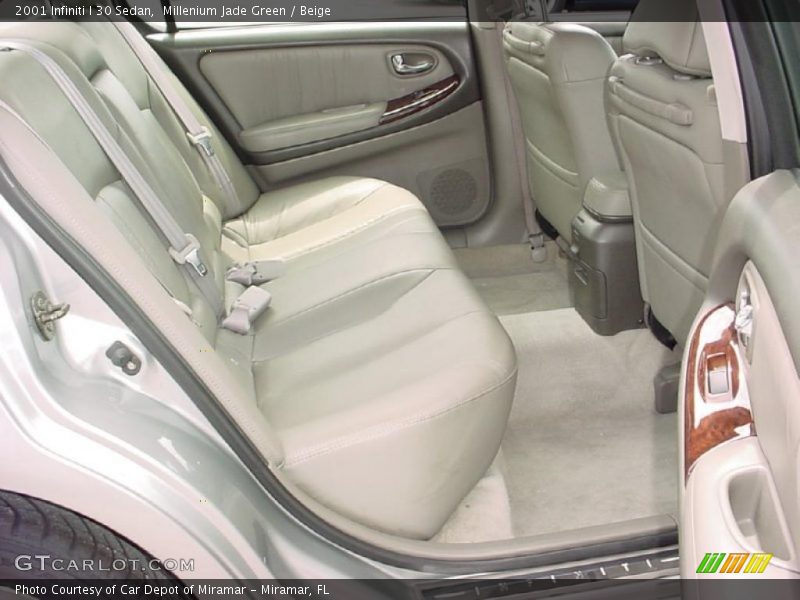 Millenium Jade Green / Beige 2001 Infiniti I 30 Sedan