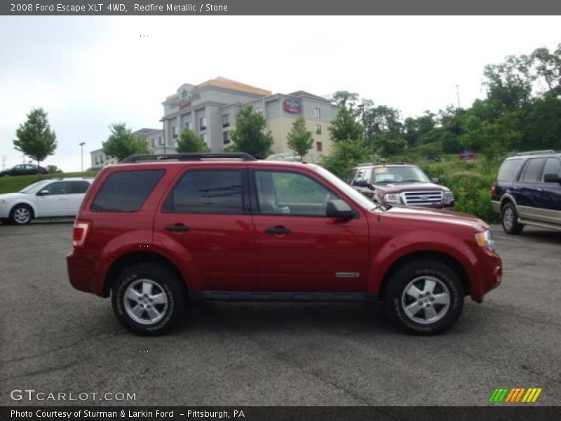 Redfire Metallic / Stone 2008 Ford Escape XLT 4WD