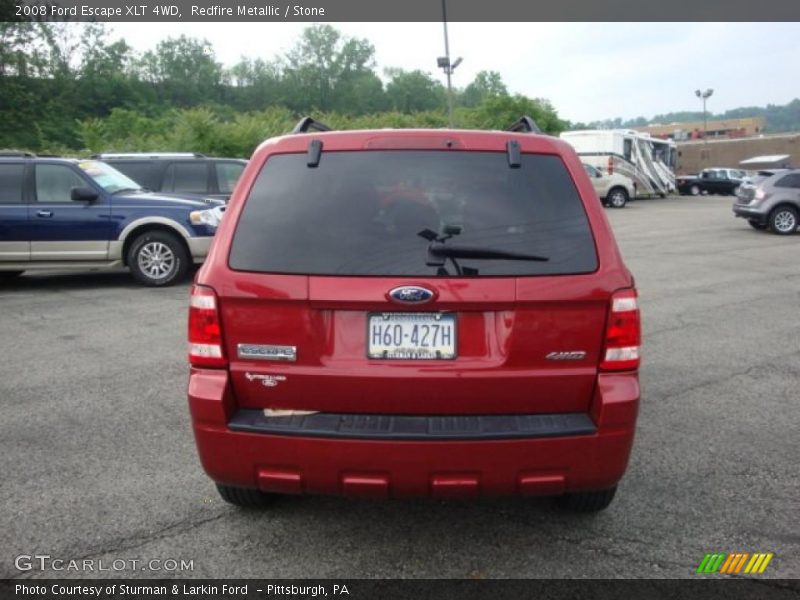 Redfire Metallic / Stone 2008 Ford Escape XLT 4WD