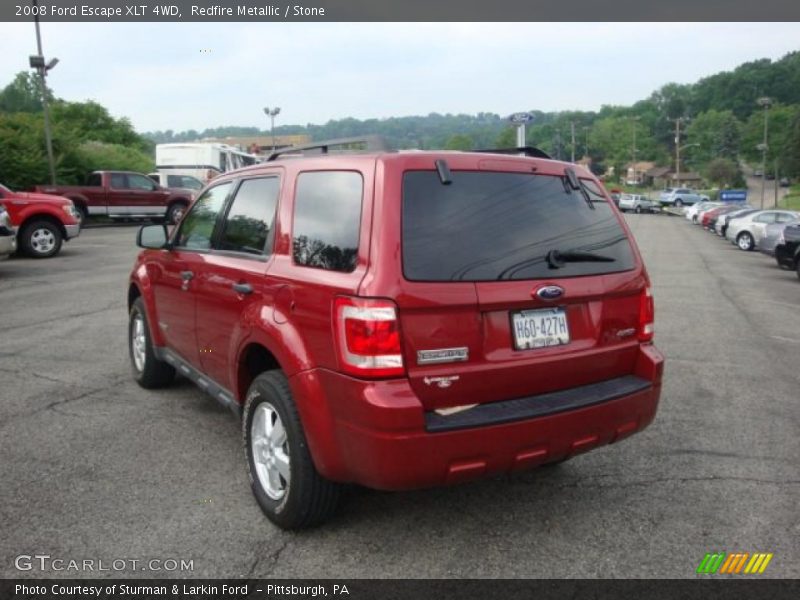 Redfire Metallic / Stone 2008 Ford Escape XLT 4WD