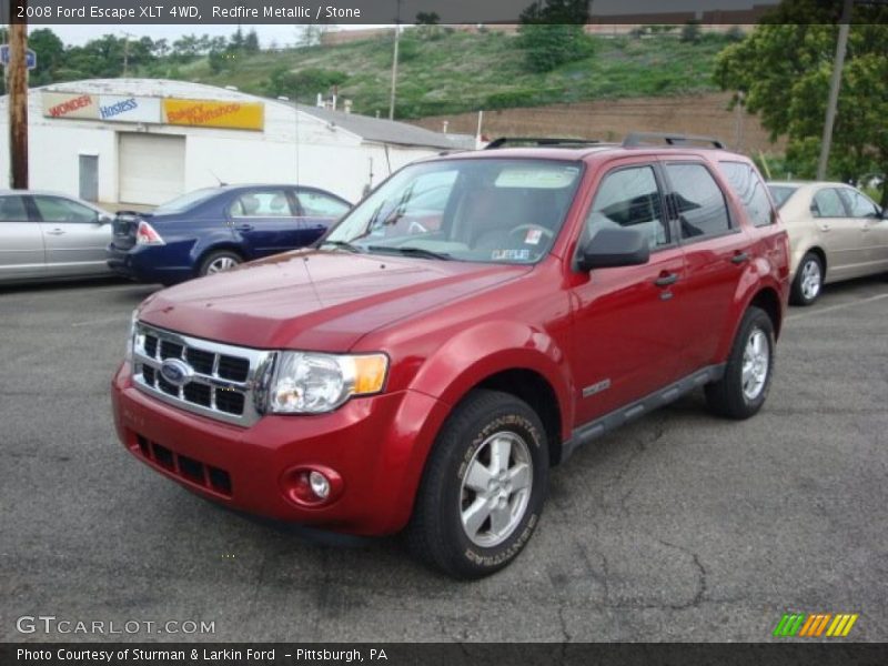 Redfire Metallic / Stone 2008 Ford Escape XLT 4WD