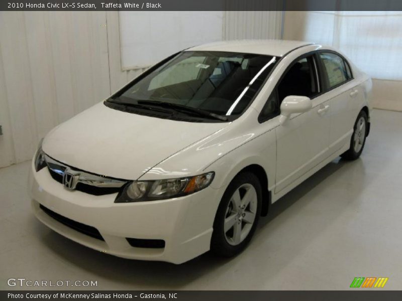 Taffeta White / Black 2010 Honda Civic LX-S Sedan