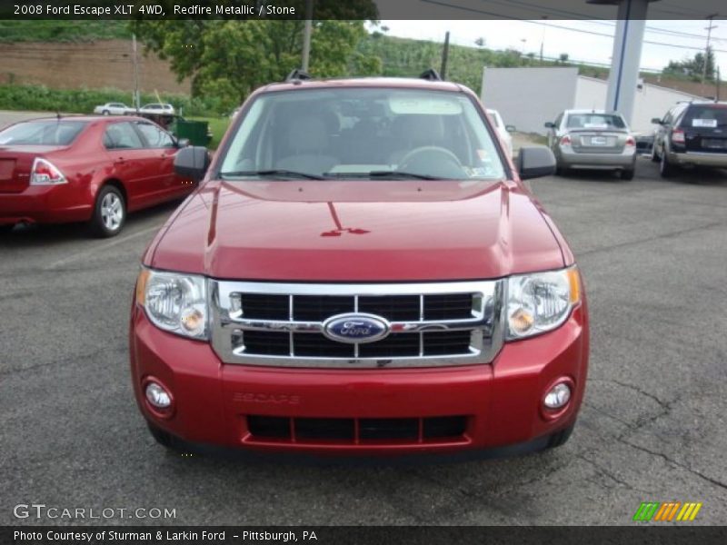 Redfire Metallic / Stone 2008 Ford Escape XLT 4WD