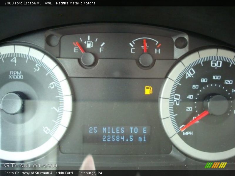 Redfire Metallic / Stone 2008 Ford Escape XLT 4WD