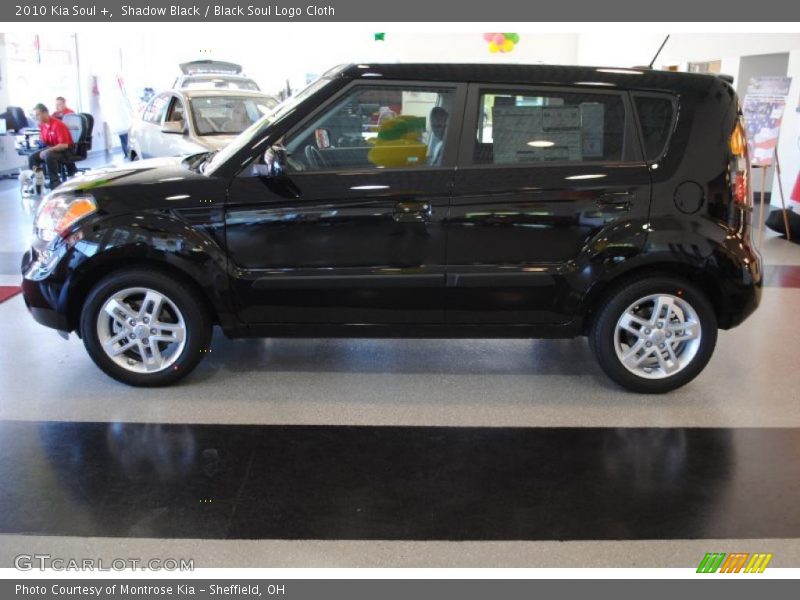 Shadow Black / Black Soul Logo Cloth 2010 Kia Soul +