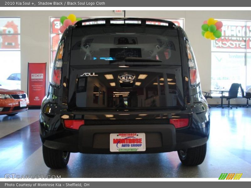 Shadow Black / Black Soul Logo Cloth 2010 Kia Soul +