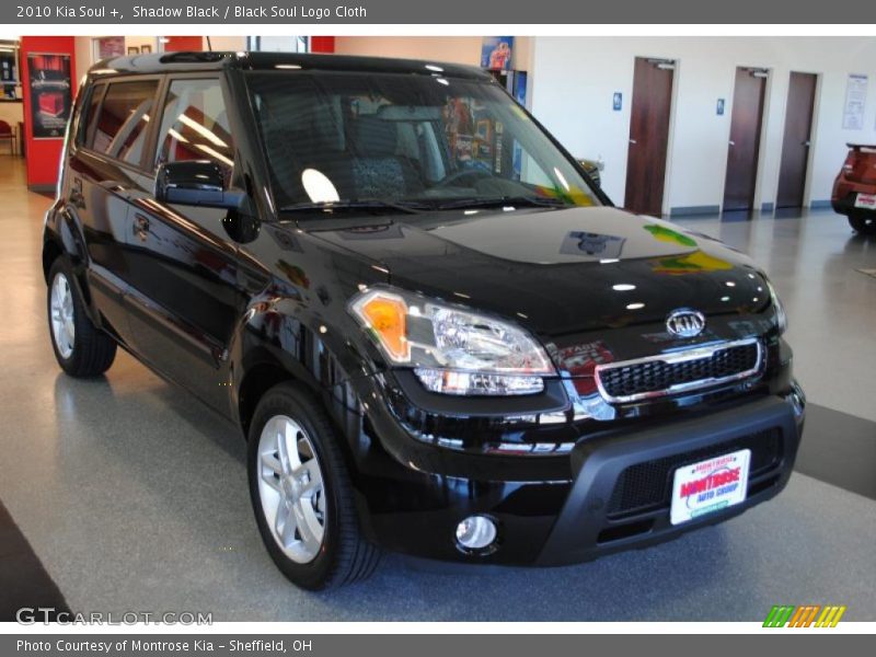 Shadow Black / Black Soul Logo Cloth 2010 Kia Soul +