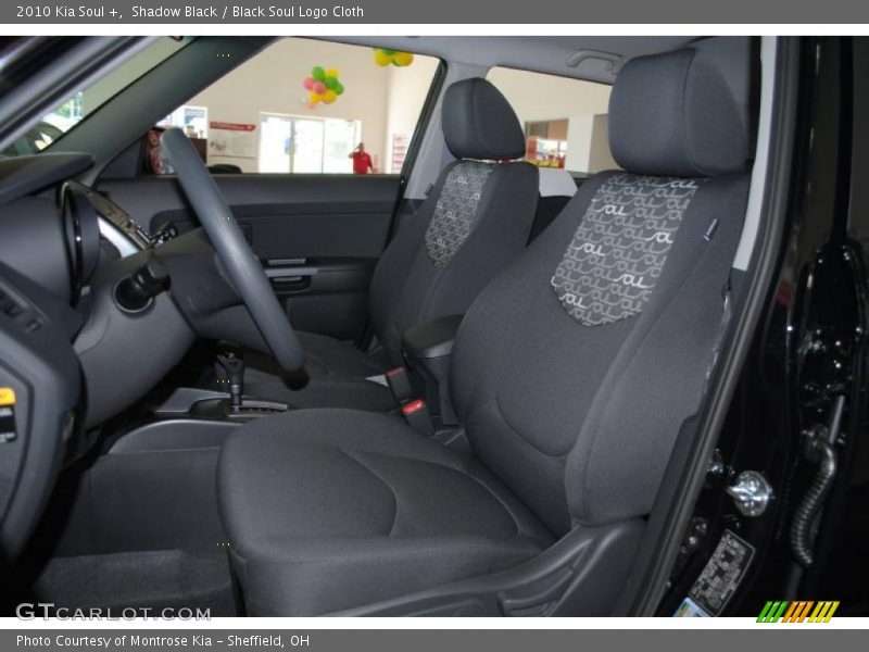 Shadow Black / Black Soul Logo Cloth 2010 Kia Soul +