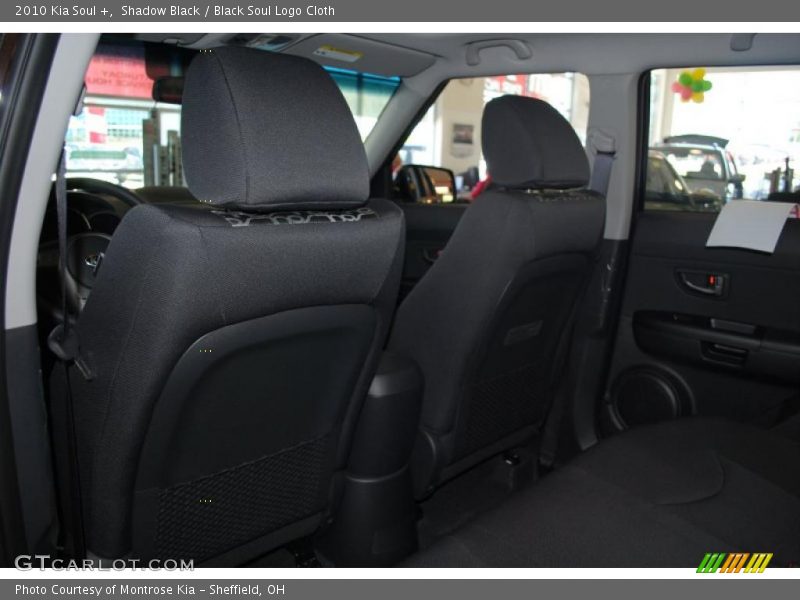 Shadow Black / Black Soul Logo Cloth 2010 Kia Soul +