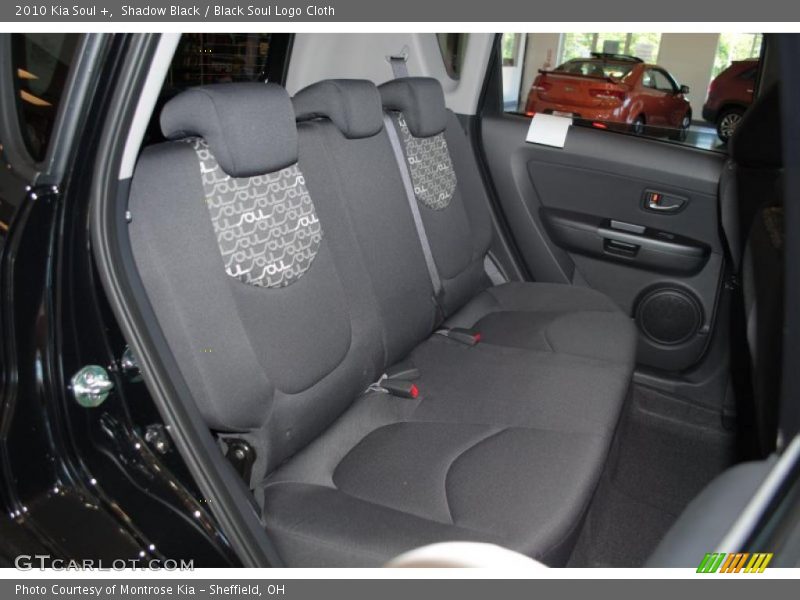 Shadow Black / Black Soul Logo Cloth 2010 Kia Soul +