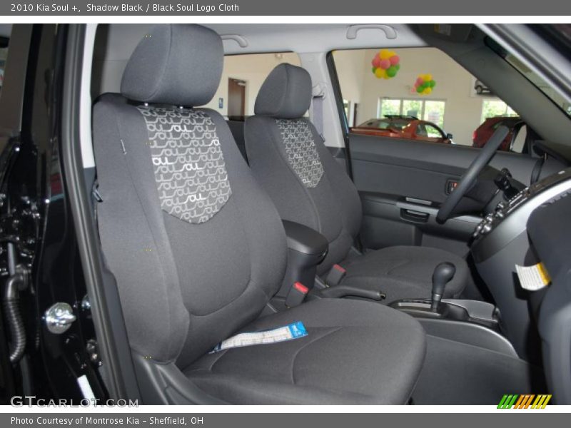 Shadow Black / Black Soul Logo Cloth 2010 Kia Soul +