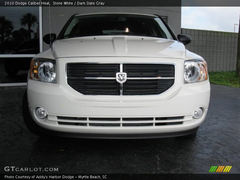 Stone White / Dark Slate Gray 2010 Dodge Caliber Heat