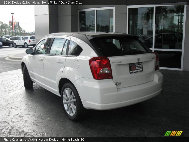 Stone White / Dark Slate Gray 2010 Dodge Caliber Heat