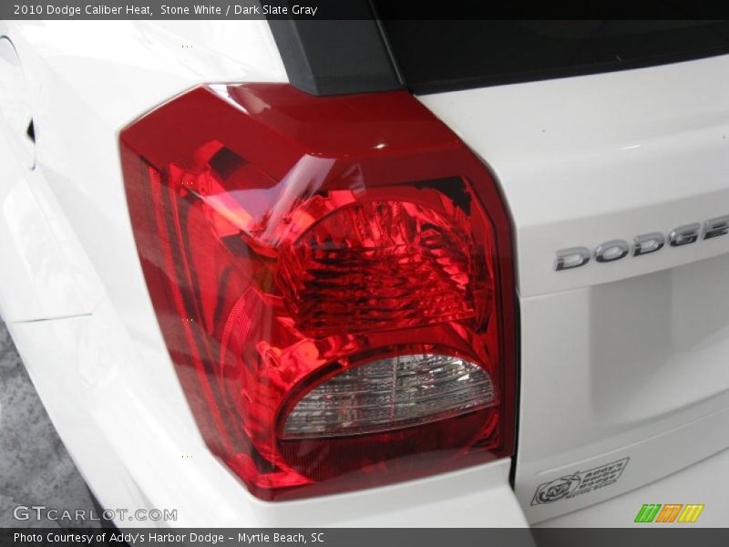 Stone White / Dark Slate Gray 2010 Dodge Caliber Heat