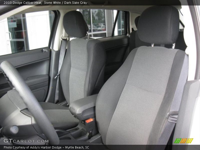 Stone White / Dark Slate Gray 2010 Dodge Caliber Heat